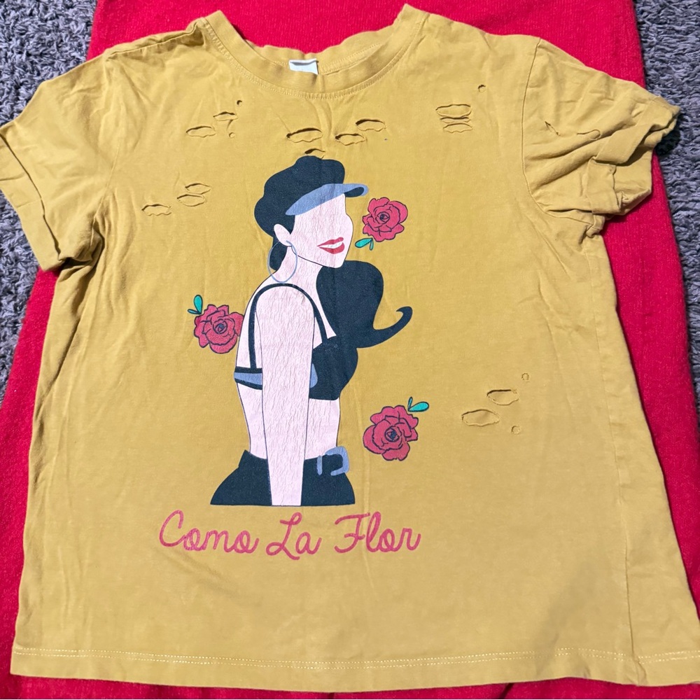 Stylish Mustard Kids' T-Shirt with Graphic Design
